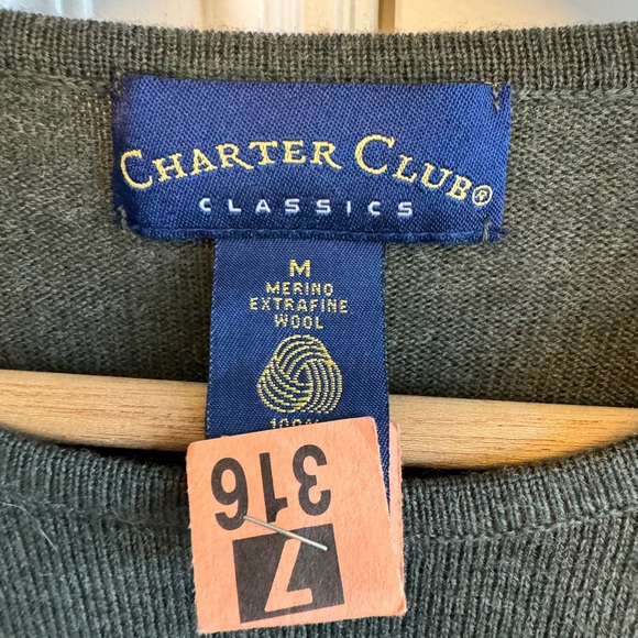 Charte Club Merino wool sweater - Picture 2 of 4